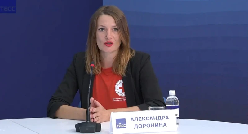 Заместитель председателя Приморского отделения Российского Красного Креста Александра Доронина